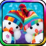 snowman new year 2015 lwp android application logo